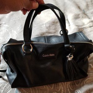 Calvin Klein Black Leather Purse